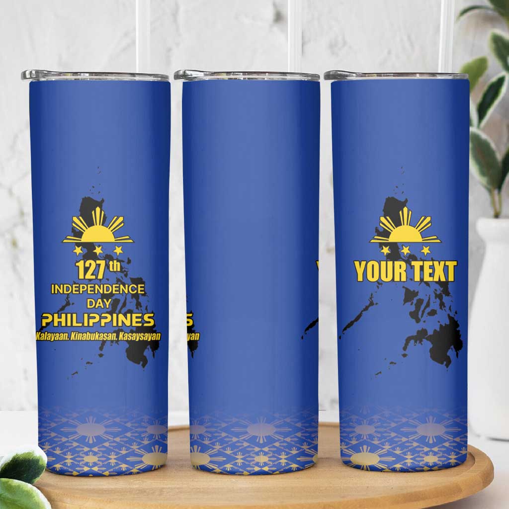 Philippines Independence Day Skinny Tumbler Kalayaan Kinabukasan Kasaysayan
