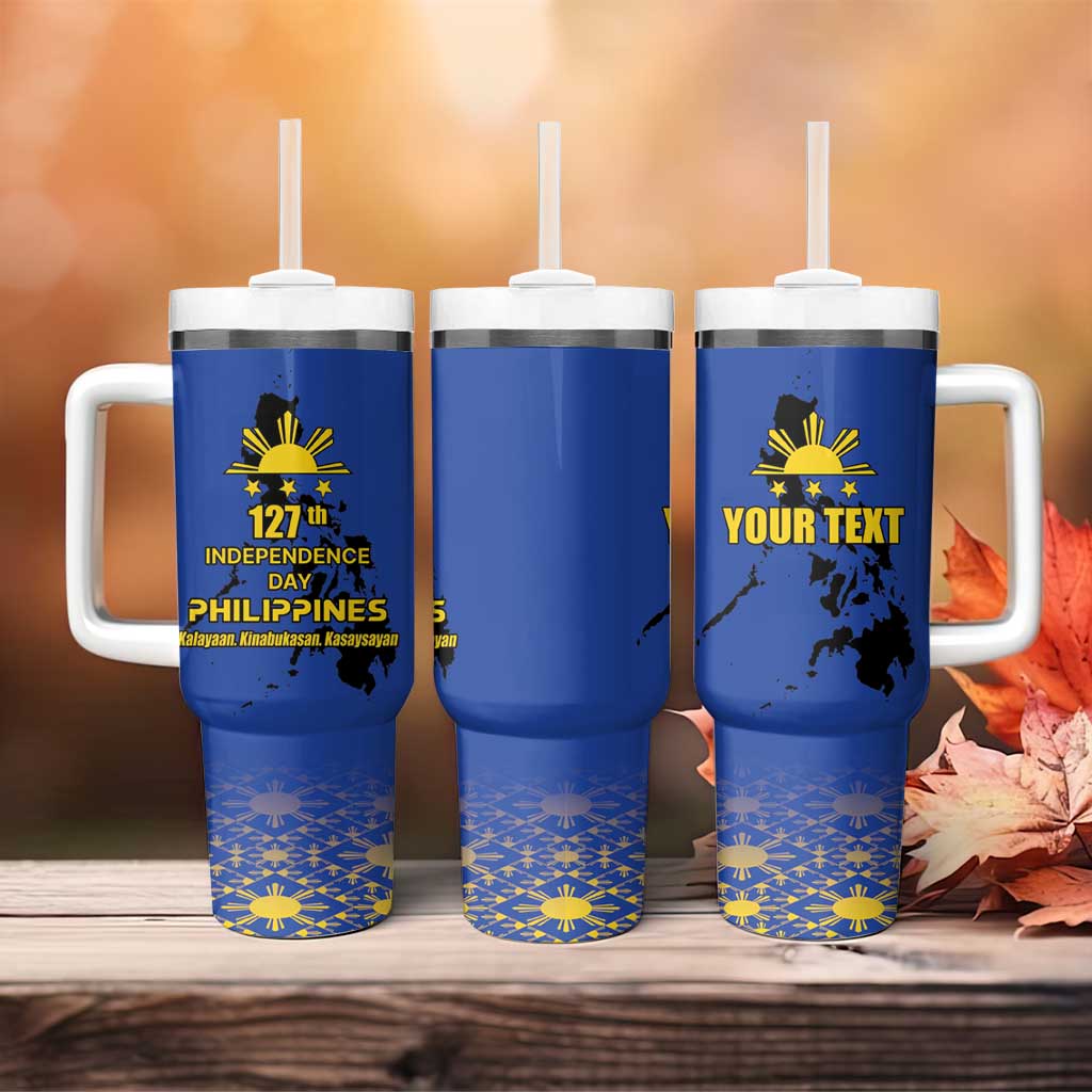 Philippines Independence Day Tumbler With Handle Kalayaan Kinabukasan Kasaysayan
