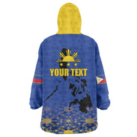 Philippines Independence Day Wearable Blanket Hoodie Kalayaan Kinabukasan Kasaysayan