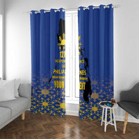 Philippines Independence Day Window Curtain Kalayaan Kinabukasan Kasaysayan