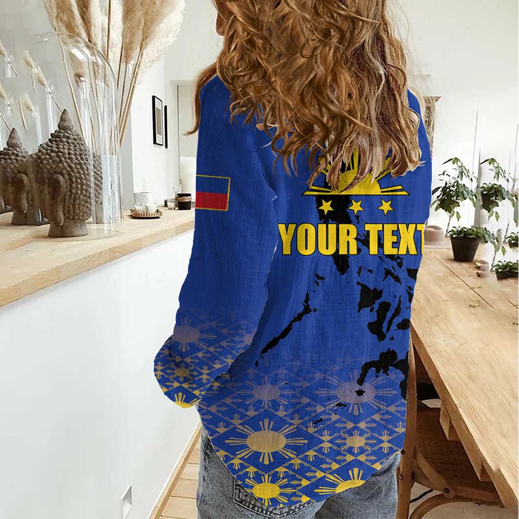 Philippines Independence Day Women Casual Shirt Kalayaan Kinabukasan Kasaysayan