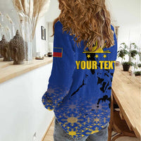 Philippines Independence Day Women Casual Shirt Kalayaan Kinabukasan Kasaysayan