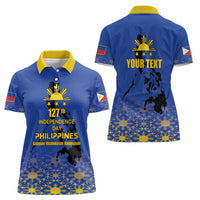 Philippines Independence Day Women Polo Shirt Kalayaan Kinabukasan Kasaysayan