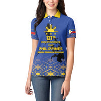 Philippines Independence Day Women Polo Shirt Kalayaan Kinabukasan Kasaysayan