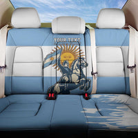 Personalized Argentina Flag Day 20th June Back Car Seat Cover Manuel Belgrano