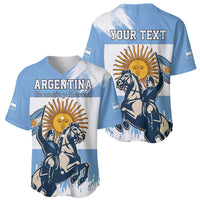 Personalized Argentina Flag Day 20th June Baseball Jersey Manuel Belgrano