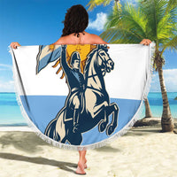 Personalized Argentina Flag Day 20th June Beach Blanket Manuel Belgrano
