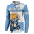 Personalized Argentina Flag Day 20th June Button Sweatshirt Manuel Belgrano