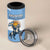 Personalized Argentina Flag Day 20th June 4 in 1 Can Cooler Tumbler Manuel Belgrano