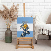 Personalized Argentina Flag Day 20th June Canvas Wall Art Manuel Belgrano