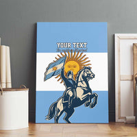 Personalized Argentina Flag Day 20th June Canvas Wall Art Manuel Belgrano