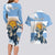Personalized Argentina Flag Day 20th June Couples Matching Long Sleeve Bodycon Dress and Hawaiian Shirt Manuel Belgrano