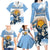 Personalized Argentina Flag Day 20th June Family Matching Long Sleeve Bodycon Dress and Hawaiian Shirt Manuel Belgrano