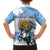 Personalized Argentina Flag Day 20th June Family Matching Off The Shoulder Long Sleeve Dress and Hawaiian Shirt Manuel Belgrano