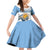 Personalized Argentina Flag Day 20th June Family Matching Off Shoulder Short Dress and Hawaiian Shirt Manuel Belgrano