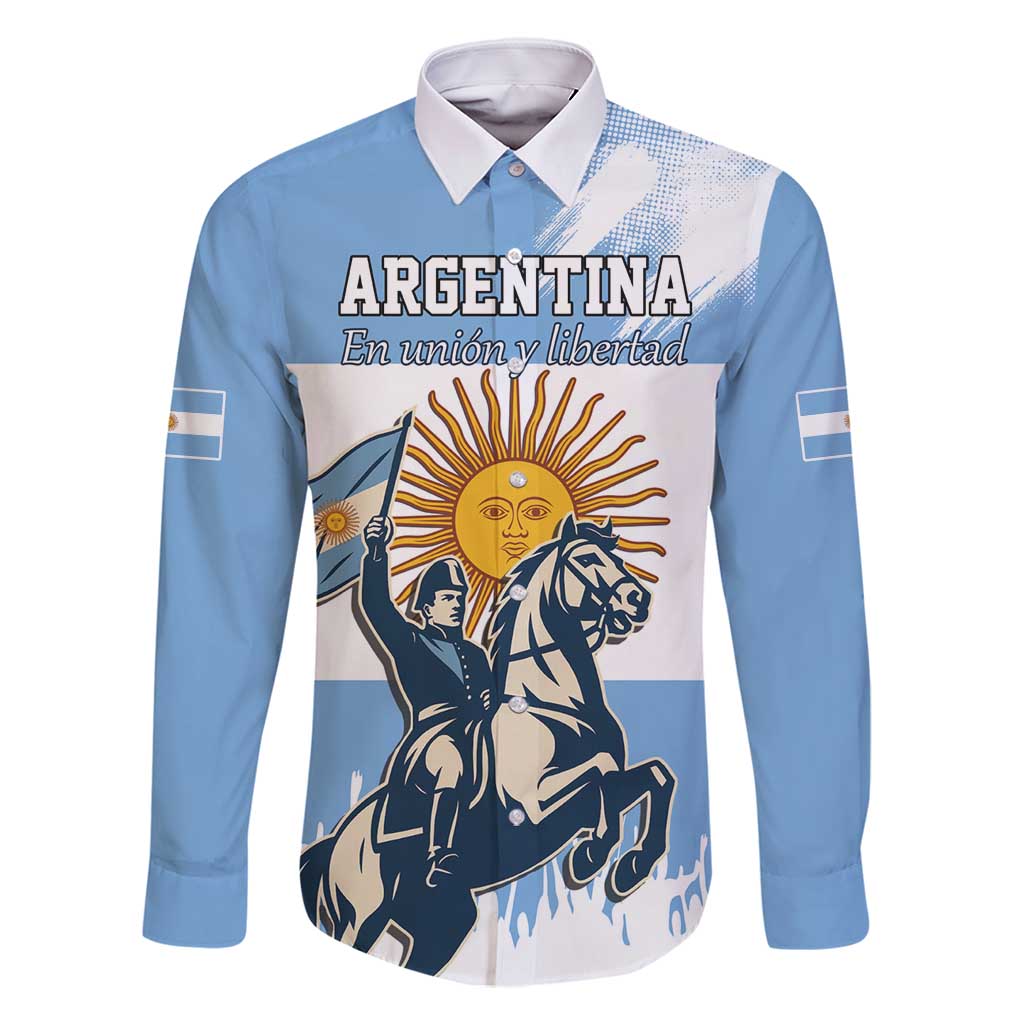 Personalized Argentina Flag Day 20th June Family Matching Tank Maxi Dress and Hawaiian Shirt Manuel Belgrano