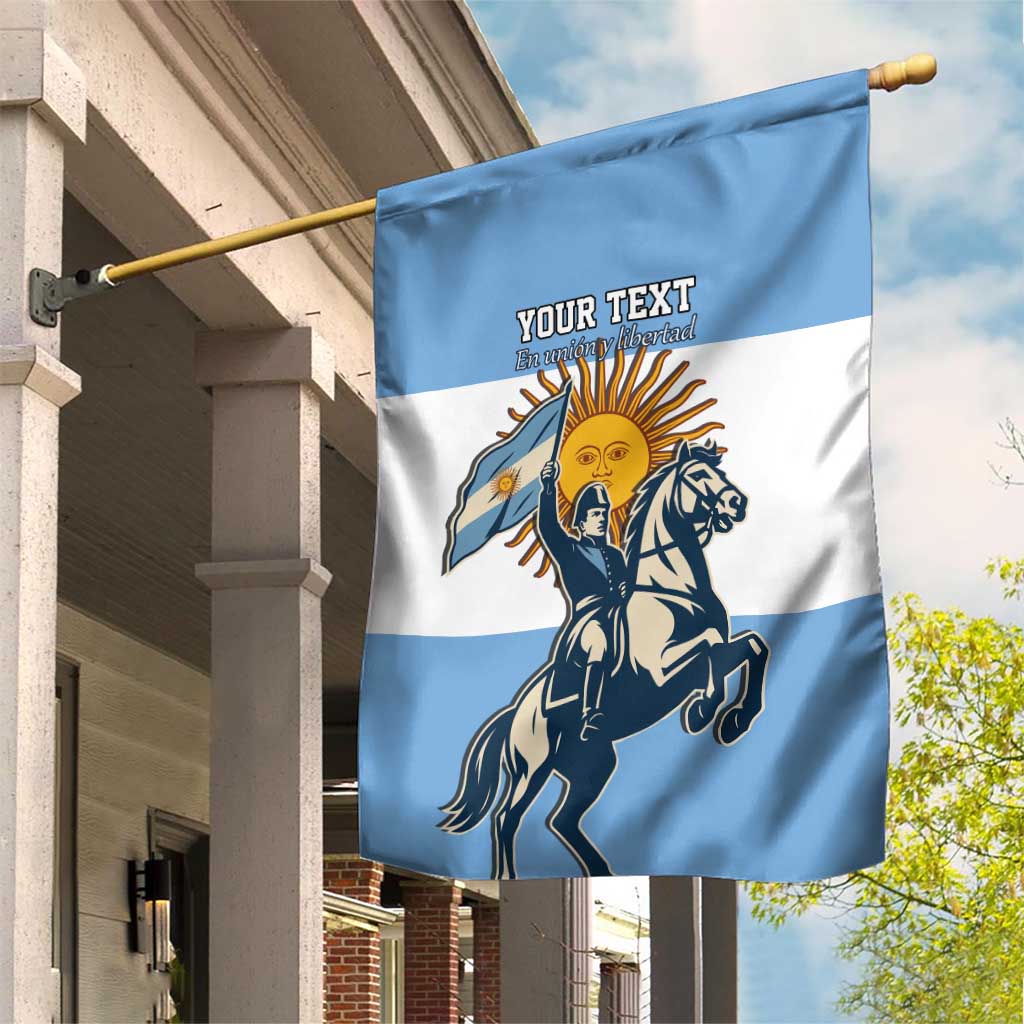 Personalized Argentina Flag Day 20th June Garden Flag Manuel Belgrano