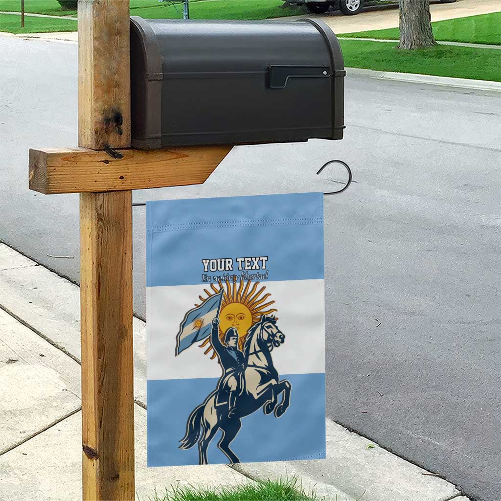 Personalized Argentina Flag Day 20th June Garden Flag Manuel Belgrano