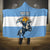 Personalized Argentina Flag Day 20th June Hooded Blanket Manuel Belgrano
