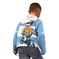 Personalized Argentina Flag Day 20th June Kid Hoodie Manuel Belgrano