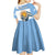 Personalized Argentina Flag Day 20th June Kid Short Sleeve Dress Manuel Belgrano