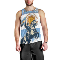 Personalized Argentina Flag Day 20th June Men Tank Top Manuel Belgrano