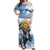 Personalized Argentina Flag Day 20th June Off Shoulder Maxi Dress Manuel Belgrano