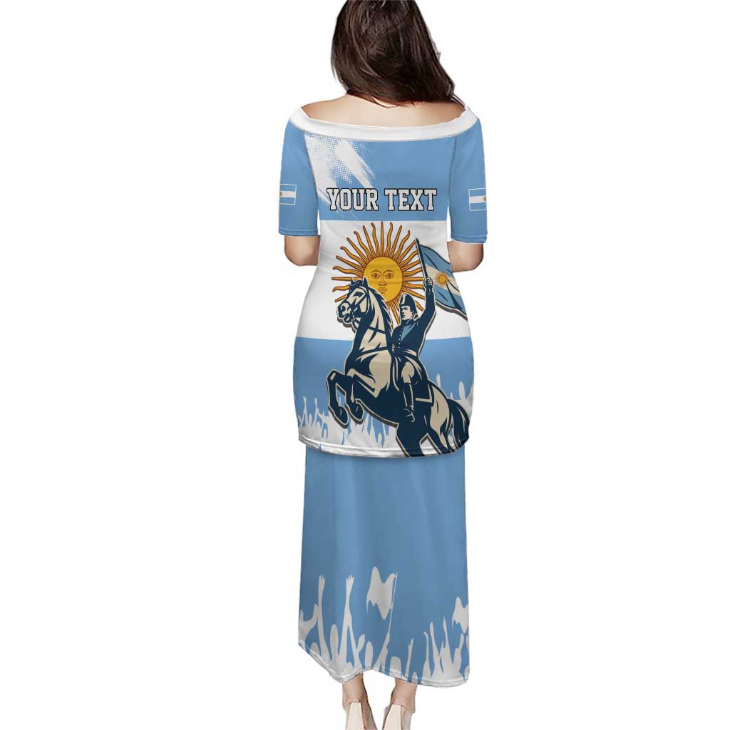 Personalized Argentina Flag Day 20th June Puletasi Manuel Belgrano