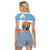 Personalized Argentina Flag Day 20th June Raglan Cropped T Shirt Manuel Belgrano