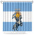 Personalized Argentina Flag Day 20th June Shower Curtain Manuel Belgrano