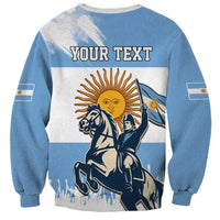Personalized Argentina Flag Day 20th June Sweatshirt Manuel Belgrano