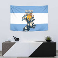 Personalized Argentina Flag Day 20th June Tapestry Manuel Belgrano
