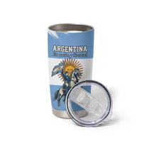 Personalized Argentina Flag Day 20th June Tumbler Cup Manuel Belgrano