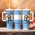 Personalized Argentina Flag Day 20th June Tumbler With Handle Manuel Belgrano