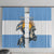 Personalized Argentina Flag Day 20th June Window Curtain Manuel Belgrano