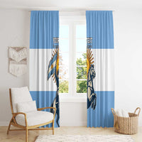 Personalized Argentina Flag Day 20th June Window Curtain Manuel Belgrano
