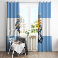 Personalized Argentina Flag Day 20th June Window Curtain Manuel Belgrano
