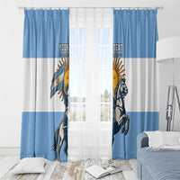 Personalized Argentina Flag Day 20th June Window Curtain Manuel Belgrano