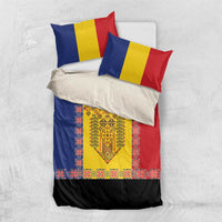 Romania National Flag Day 26th June Bedding Set Red Traditional Embroidery Patterns
