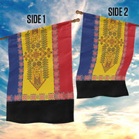 Romania National Flag Day 26th June Garden Flag Red Traditional Embroidery Patterns