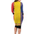 Romania National Flag Day 26th June Long Sleeve Bodycon Dress Red Traditional Embroidery Patterns