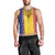 Romania National Flag Day 26th June Men Tank Top Red Traditional Embroidery Patterns