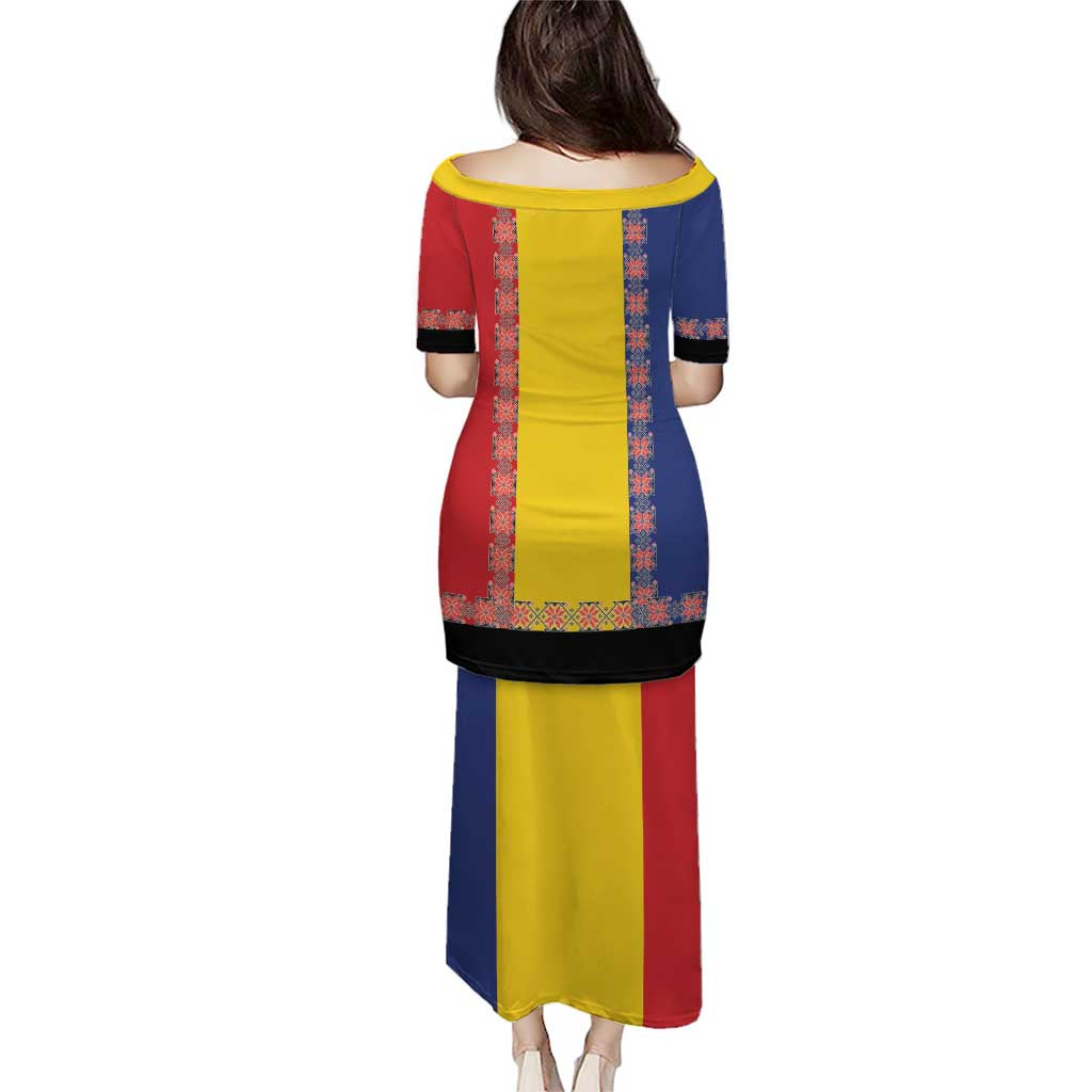 Romania National Flag Day 26th June Puletasi Red Traditional Embroidery Patterns