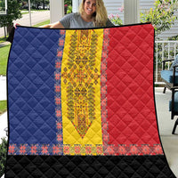 Romania National Flag Day 26th June Quilt Red Traditional Embroidery Patterns
