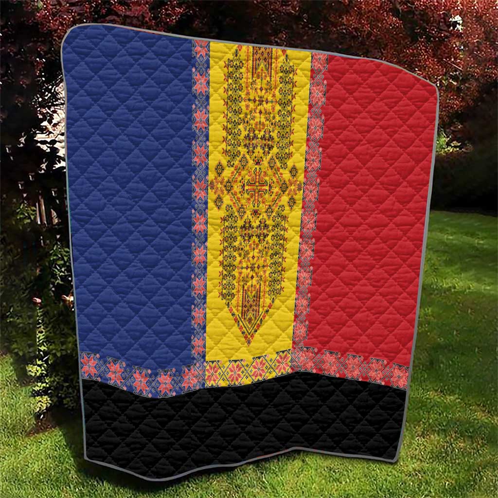 Romania National Flag Day 26th June Quilt Red Traditional Embroidery Patterns