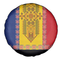 Romania National Flag Day 26th June Spare Tire Cover Red Traditional Embroidery Patterns