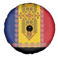 Romania National Flag Day 26th June Spare Tire Cover Red Traditional Embroidery Patterns