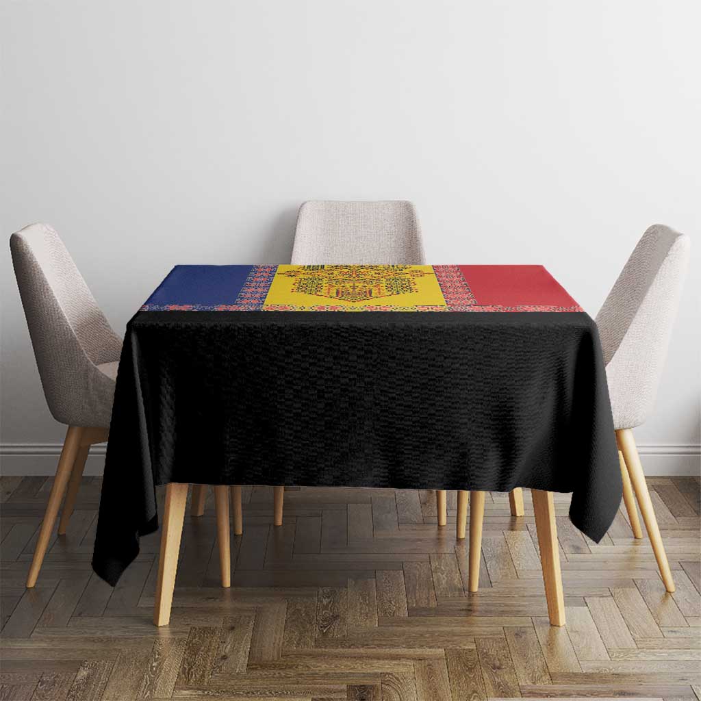 Romania National Flag Day 26th June Tablecloth Red Traditional Embroidery Patterns