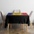 Romania National Flag Day 26th June Tablecloth Red Traditional Embroidery Patterns