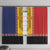 Romania National Flag Day 26th June Window Curtain Red Traditional Embroidery Patterns